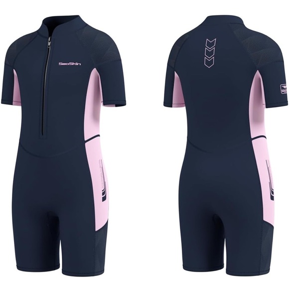 NWOT Seaskin Wet Suit for Girls Size 8 - Picture 1 of 13